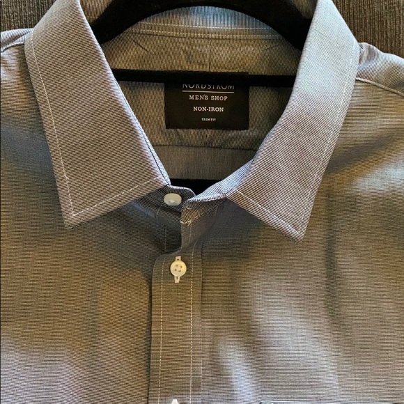 Nordstrom Other - Nordstrom Men’s Shop Black Checked Shirt 34/35